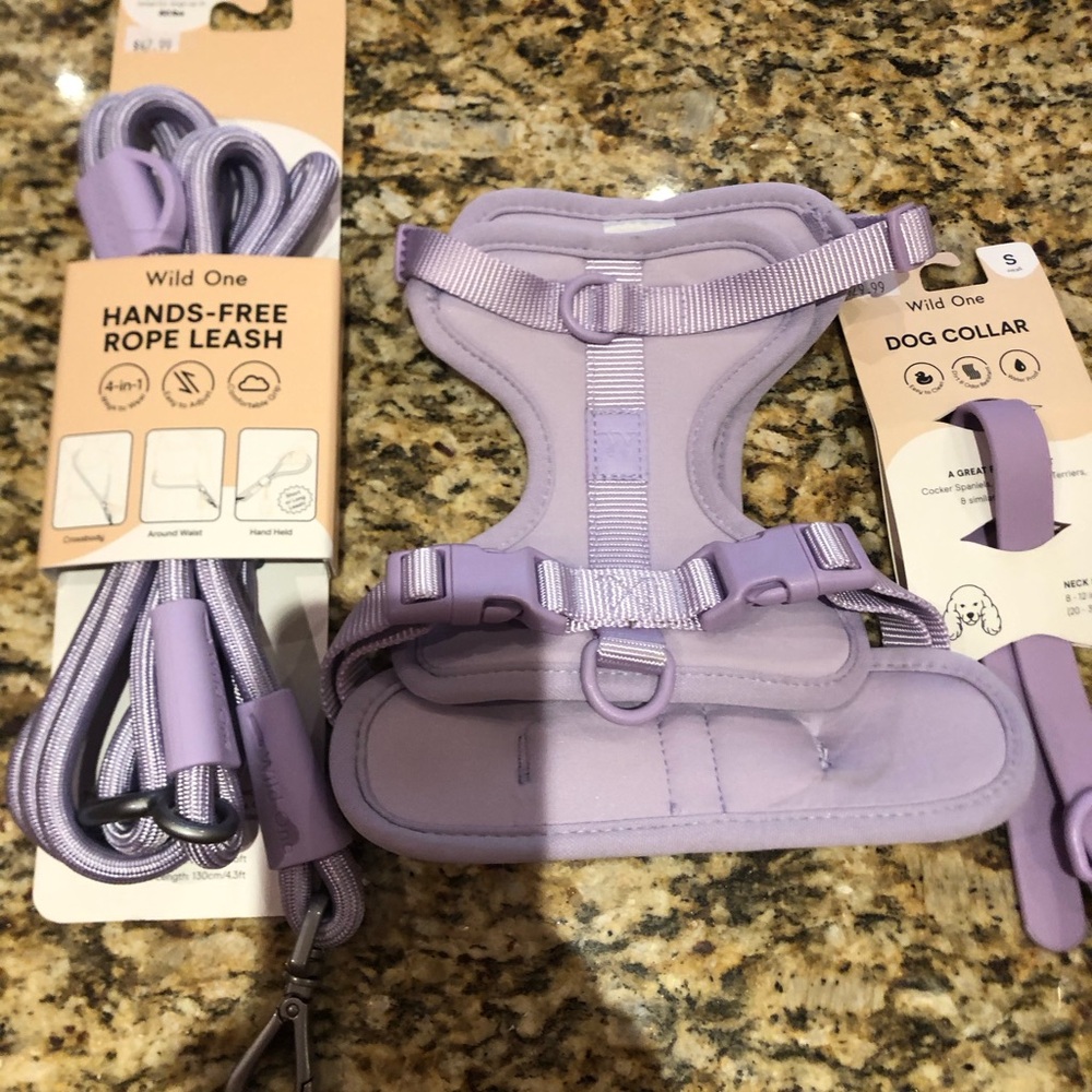 Wild, one dog harness, bundle, size small
